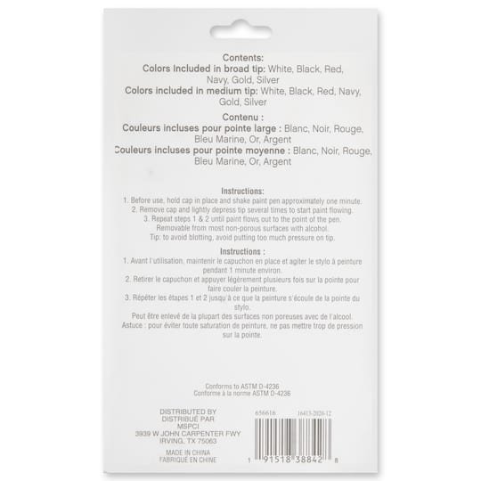 12 Packs: 12 ct. (144 total) Basic & Metallic Paint Pen Set by Craft Smart®